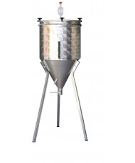 Dipòsit inox cervesa 100 Lts. conico 60º c / peu DR