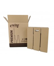  Caja 3 botellas vertical + 1 ACC. "UPS SAICA" E-Commerce