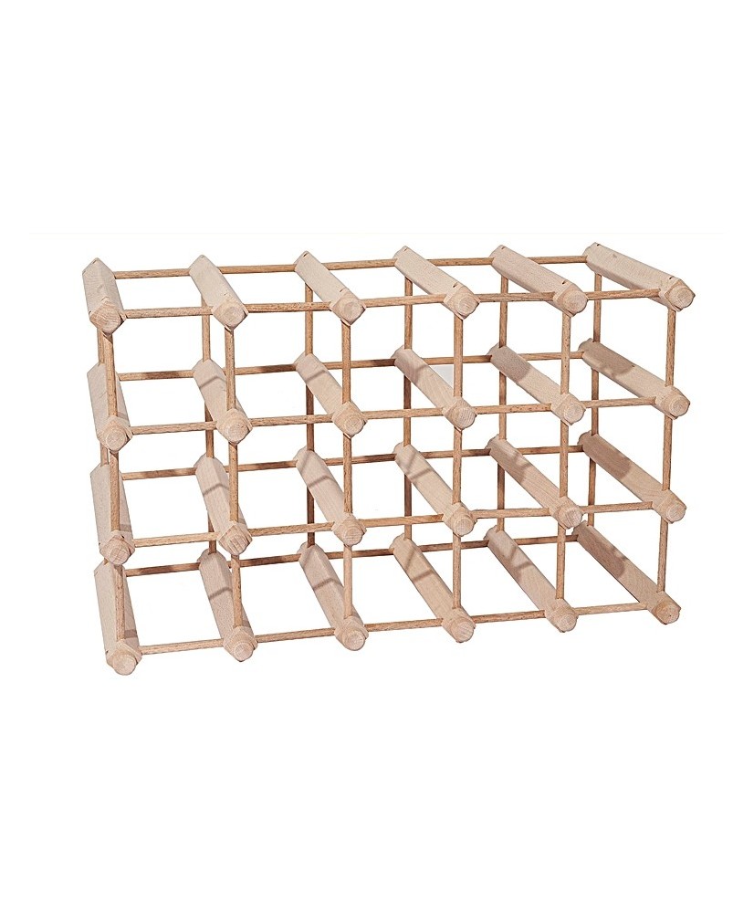 Detachable wooden bottle rack 20 bottles