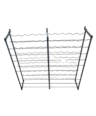 Metal wine rack for 100...
