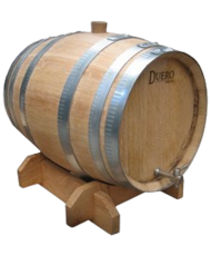 Barrica roble US 15L + pie...