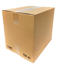 Caja 12 bot. marrón...