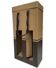 Estojo 2 garrafa kf/preto...