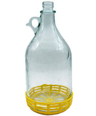 Garrafa vidrio asa 3 Lts