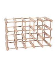 Detachable wooden bottle rack 20 bottles