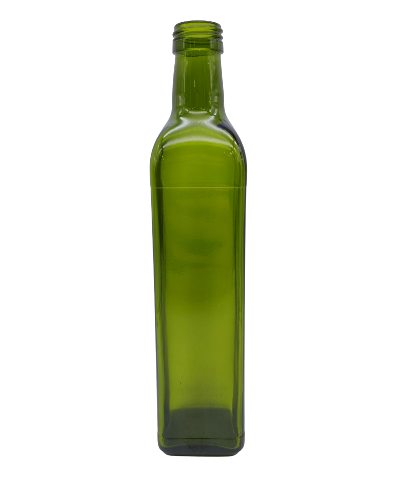 Pack botella aceite cuadrada 50cl verde 40ud