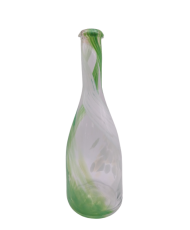 Botella decorativa vidrio estirado
