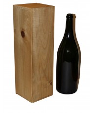 Caja madera 1 botella cava geroboham (3L)
