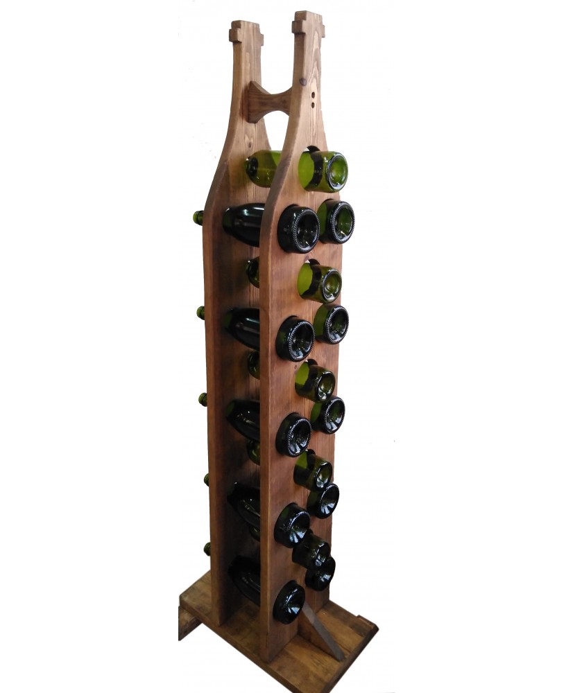 Botellero madera 15 botellas vino/cava