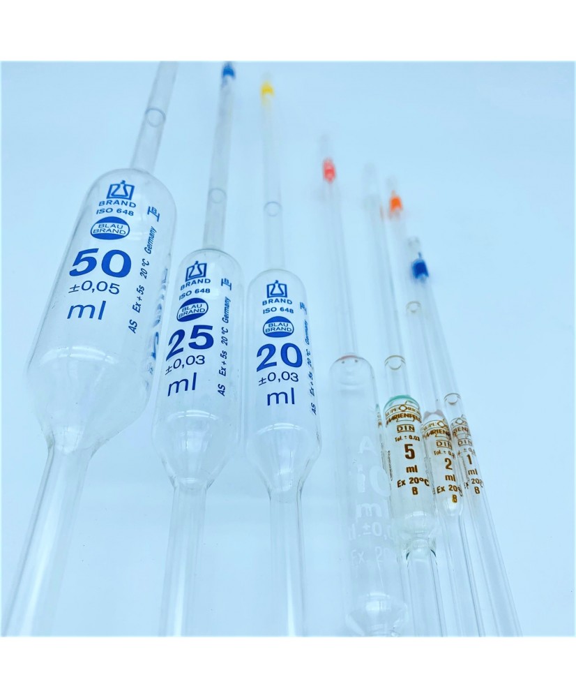 Pipettes with two capacities