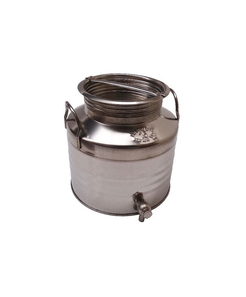 15L stainless steel drum